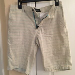 White and light blue shorts